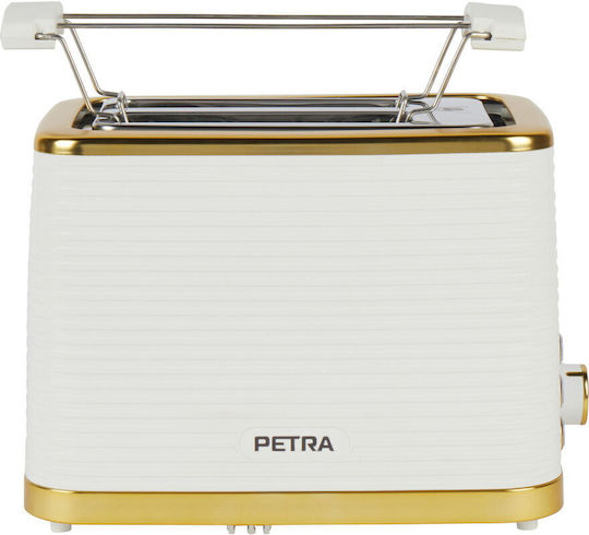 Petra Prăjitor de pâine 2 sloturi 930W Alb