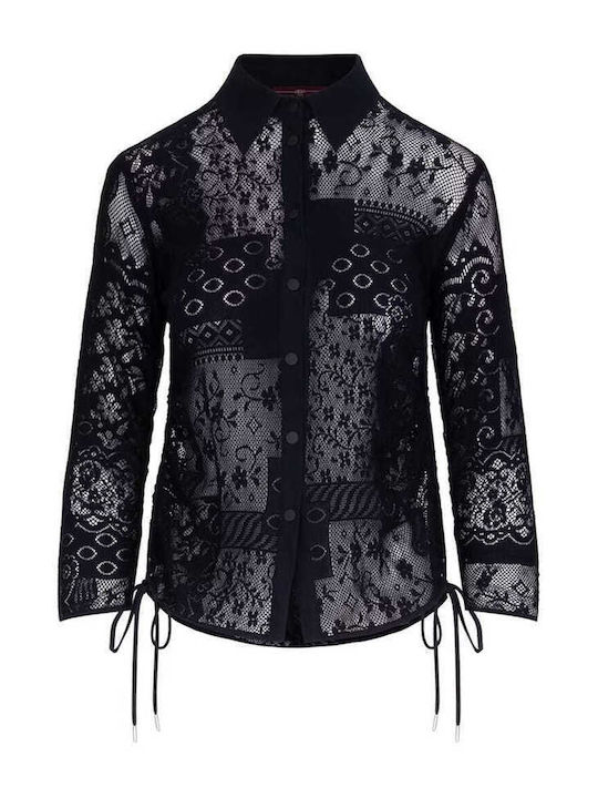 High Everyday Couture Γυναικείο Πουκάμισο Dark Blue