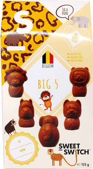 Sweet Switch Organic Chocolate Bags Praline No Added Sugar 125g