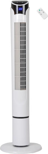 Elite Ανεμιστήρας Πύργος 45W με Τηλεχειριστήριο Λευκός