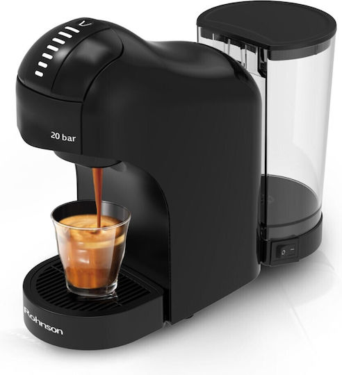 Rohnson Кафемашина за капсули Nespresso Налягане 20бар Черна