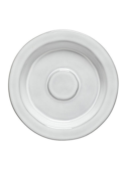 Plano Λευκο Πιατο Dip Ρηχο 15εκ Stoneware Costa Nova