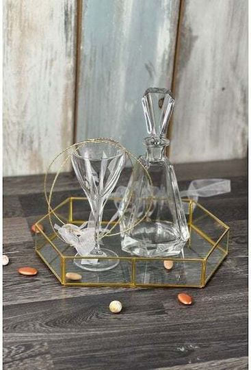 Minimal Gold Gold Hochzeitsgläser Paket Minimal Gold Gold Hochzeitsgläser Paket