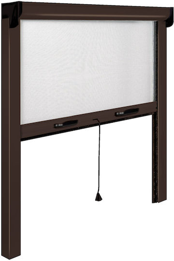 Maurer 120/140 X 250 Cm Moskitonetz Set Für Fenster Aus Fiberglas Mit Raupenketten Braun 50436