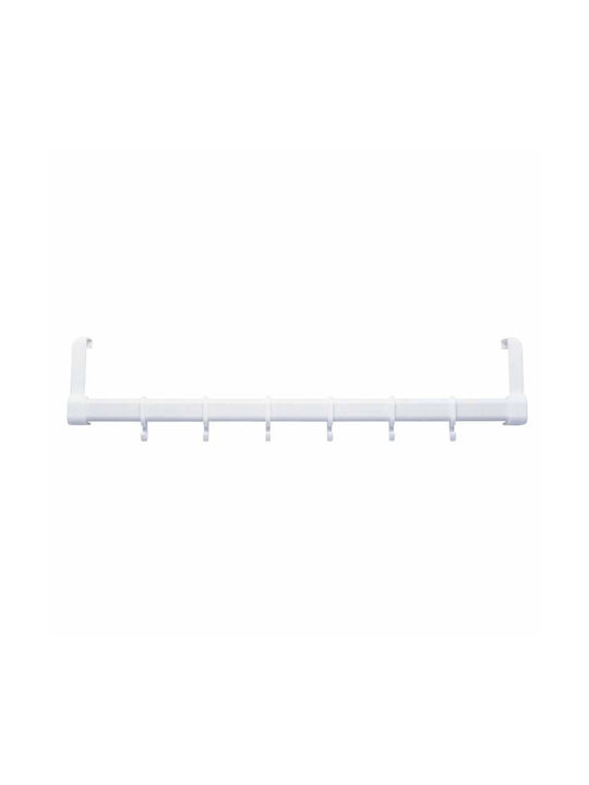 Κρεμάστρα Πλαστική Πόρτας 60.6cm X 12cm X 4.5cm Λευκό 709462