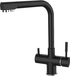Wasserfilter Sonstiges Βρύση Τρίοδη 30cm Φίλτρα Νερού Κάτω Πάγκου Primato Classic Schwarz