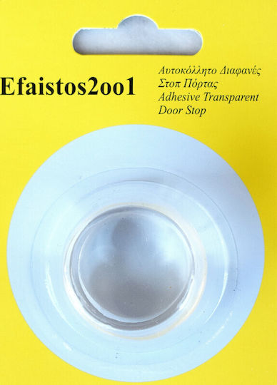 Efaistos Φ38 Transparentes Kunststoff Türstopper Kleber 8080-ot