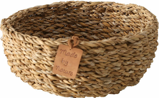 Boltze Sophy Seagrass Deco Καλάθι Στρογγυλό 25x11cm