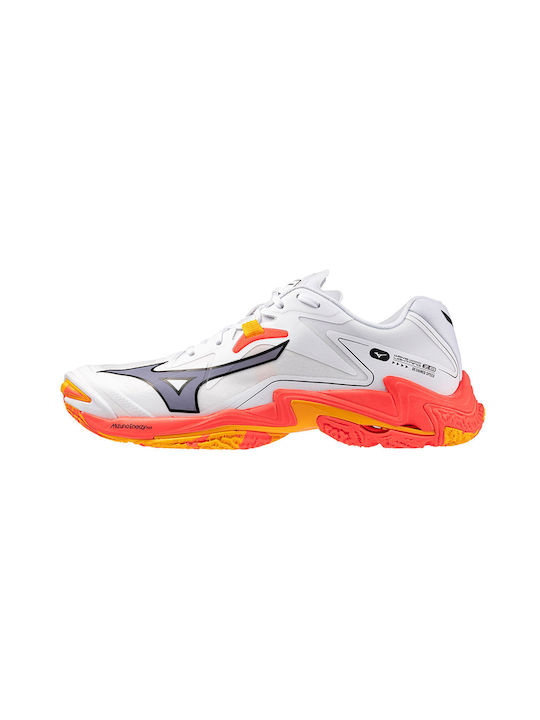 Mizuno Lightning Z8 Волейбол White / Fiery Coral 2 / Citrus