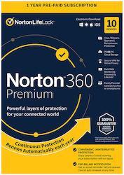 Norton 360 Premium pentru 10 Dispozitive și 1 A...