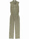 Garcia Jeans Σαλοπέτα Sleeveless Jumpsuit O02487-1681 Πράσινο Κορίτσι