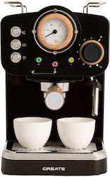 Create Thera Retro Semi-automată pentru Cafea Măcinată Neagră Create Thera Retro Semi-automată pentru Cafea Măcinată Neagră