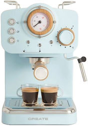Create Thera Retro Automatic for Ground Coffee Blue Create Thera Retro Automatic for Ground Coffee Blue