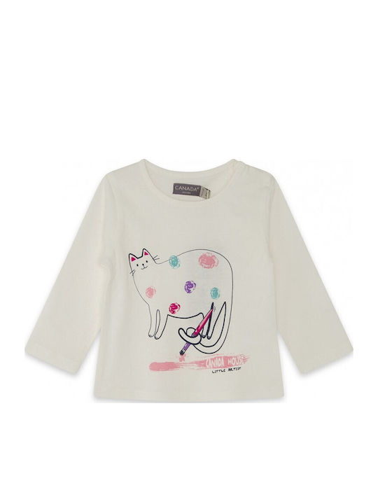 Canada House Kids' Shirt Long Sleeve Ecru