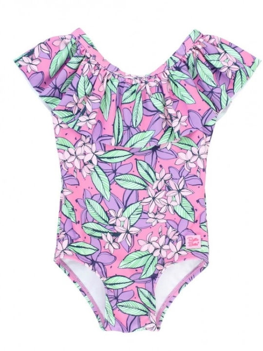 Ruffle Butts Kids Swimwear One-Piece Violet