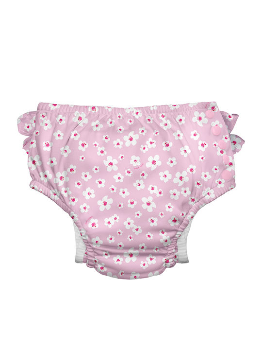 Green Sprouts Costum de baie pentru copii Scutece de înot Light Pink