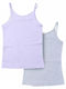 Ako Set of Kids' Undershirts Purple 2pcs