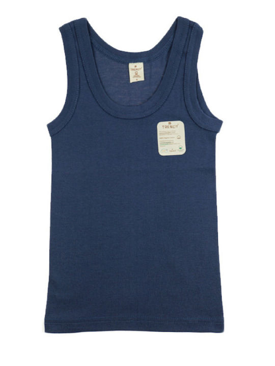 Trendy Kids Maiou pentru copii Fără mâneci Blue Trendy Kids Maiou pentru copii Fără mâneci Blue