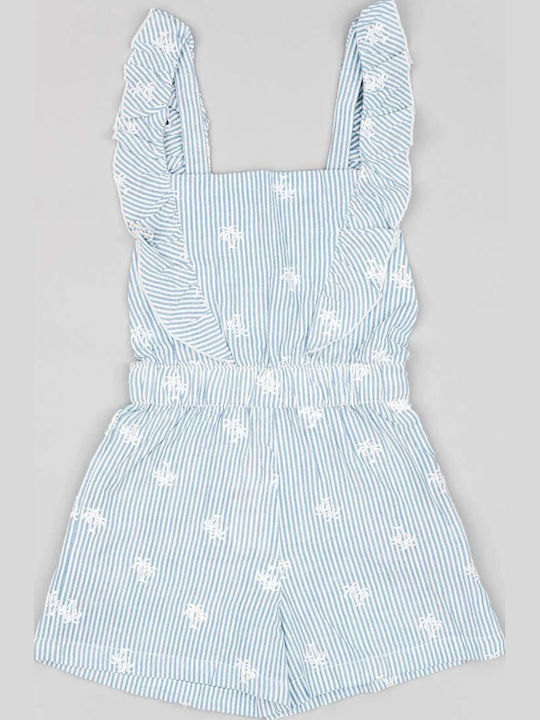 Zippy Children's Dress Striped white-light blue