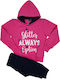 Piccino Piccio Kinder Sweatpants Set - Jogginganzug Pink