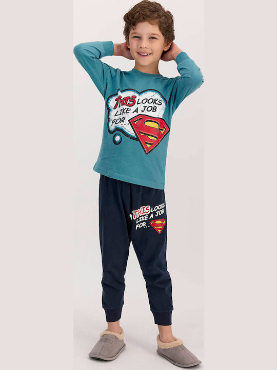 Πιτζάμα Παιδική Superman Hero L1423-βεραμάν