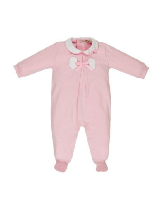 Ellepi Body pentru Bebeluși Mânecă lungă Roz