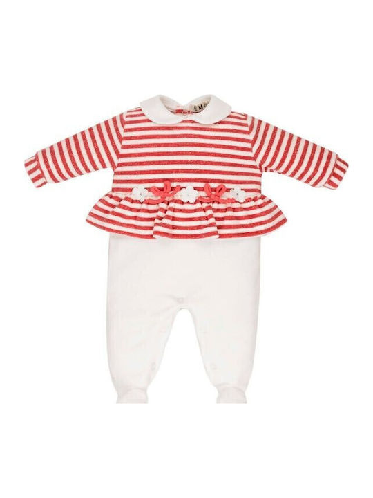 Ellepi Babystrampler Langärmliges Koralle