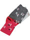 Dream Set of 2 Kids' Socks Love Gray-Fuchsia
