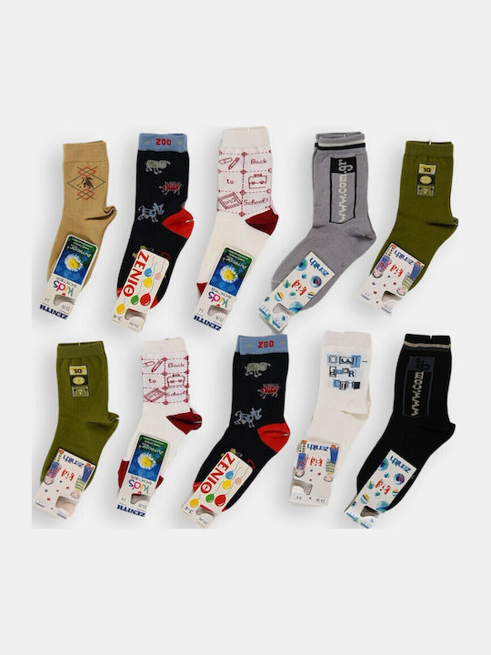 Zenith Kids' Socks Knee-High Multicolor 10 Pairs