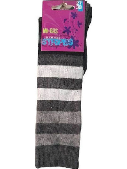 Kids' Socks No 27-30 Gray Striped