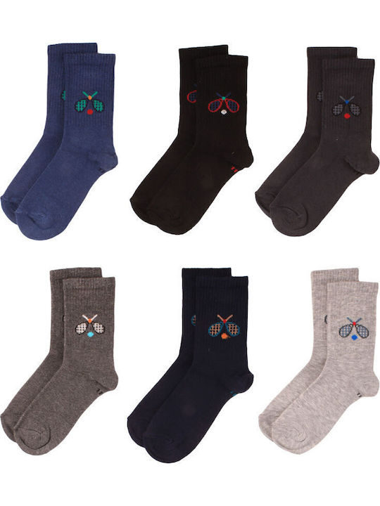 Design Letters Kids' Socks Multicolored 6 Pairs