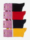 Εφηβικη Καλτσα Two Stripes Trendy Ασορτι Ανοιχτο Pack 4 Τεμ Πολύχρωμο