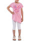 Brums Kids' Set with Shorts Summer 2pcs Pink Compl