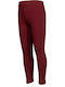 Kinder Leggings Lang Bordeaux 21-5172