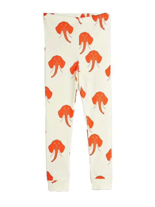Παιδικο Κολαν Elephants Aop Leggings 2223012011 Offwhite