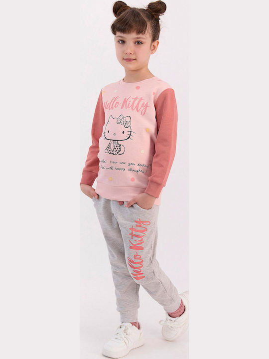 Евтин Детски Пижами Rolypoly Hello Kitty Dream L1402b-розов