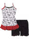 Pijamale Copii Like Fete Mini Glove Alb