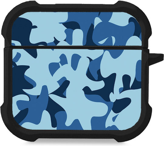 Sonique Camouflage Army Series Θήκη Σιλικόνης σε Μπλε χρώμα για Apple AirPods 4