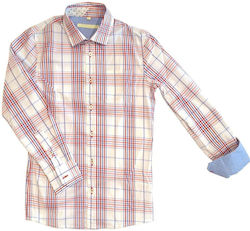 Aston Martin Racing Kids Checked Shirt Long Sleeve Caro