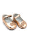 Kids Leather Ballerinas with Hoop & Loop Closure Pink 0012014844.02