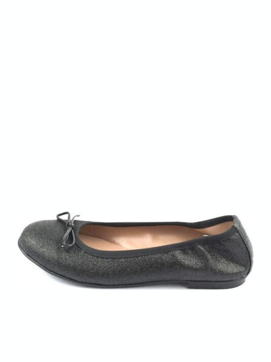 Primi Passi Ballarinas 31033 Glitter Leather Black