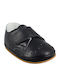 IQ Shoes Детски мокасини от кожа Черни