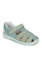 Citrouille Et Compagnie Kindersandalen Grün mit Bügel- und Schleifenverschluss