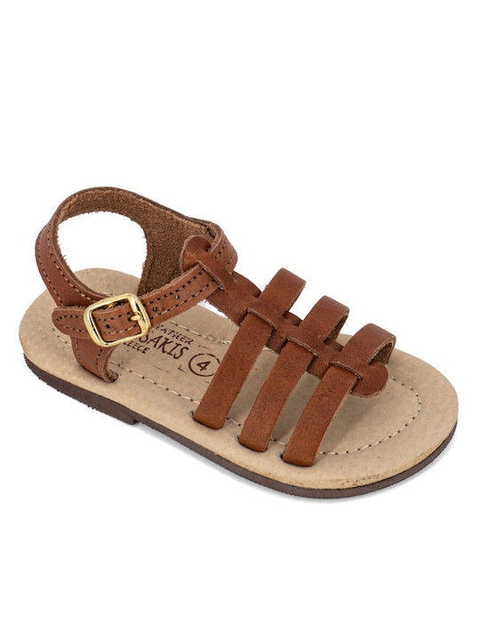 Kindersandalen Klamtsakis 7 Braune