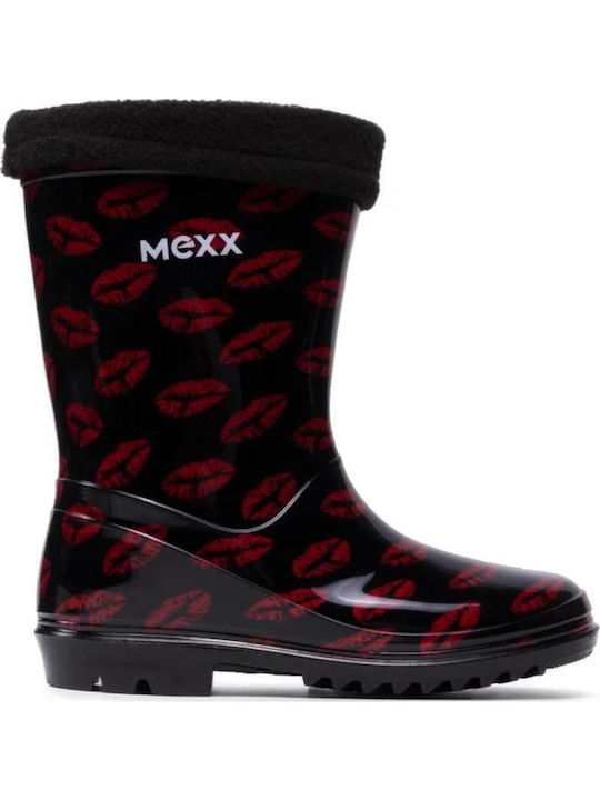 Mexx Cizme de cauciuc pentru copii Negre