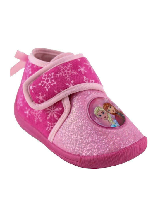 Zak Shoes Παιδικές Παντόφλες Disney Frozen Tzfz007443 Ρόζ