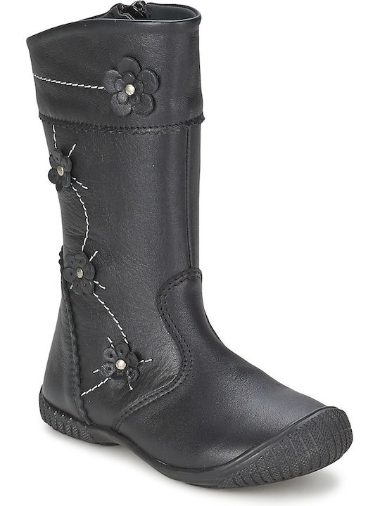 Citrouille et Compagnie Kinderstiefel mit Reißverschluss Schwarze