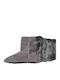 Girls' Ankle Boots Icon 265-80 Gray Faux Fur External Fur