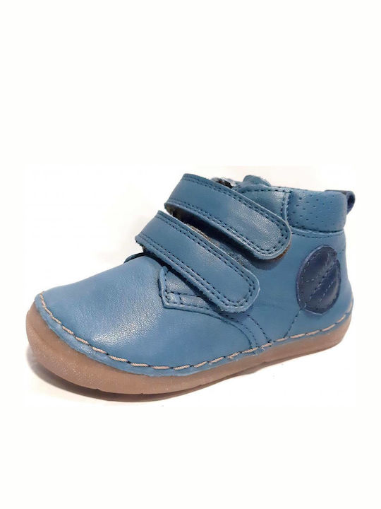 Froddo Kids Boots with Velcro Light Blue