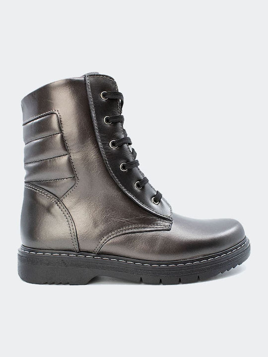 Anatomisch Kinderstiefel mit Reißverschluss Silber 11576|2087-1|1004-15|0000-0|